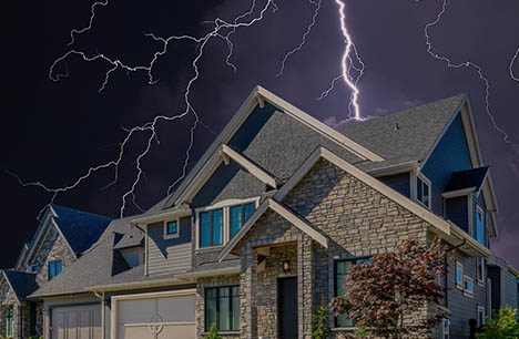 lightning-striking-house-damage